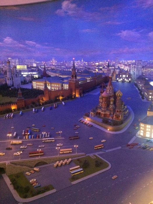 Панорама Москвы в гостинице УКРАИНА