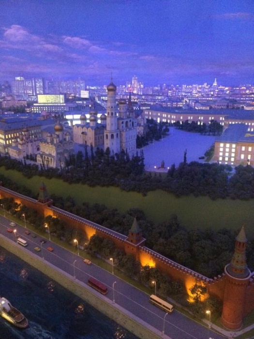 Панорама Москвы в гостинице УКРАИНА 2