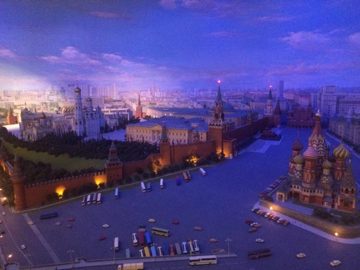 Панорама Москвы в гостинице УКРАИНА 3